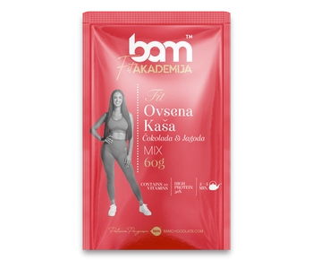 oatmeal cokolada in jagoda 60 g